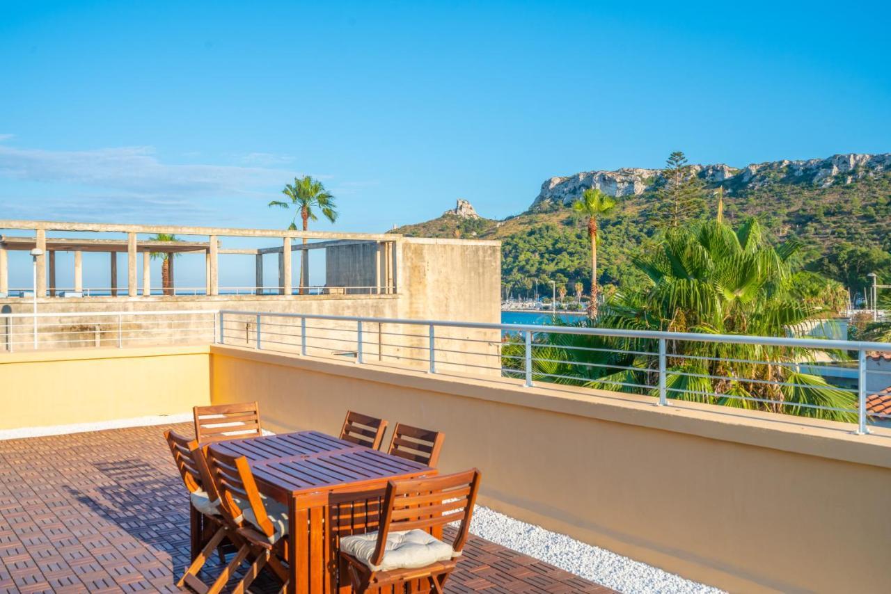 Apartamento Terrazza Sella Del Diavolo - Vista Mare - Wifi Ac Cagliari Exterior foto