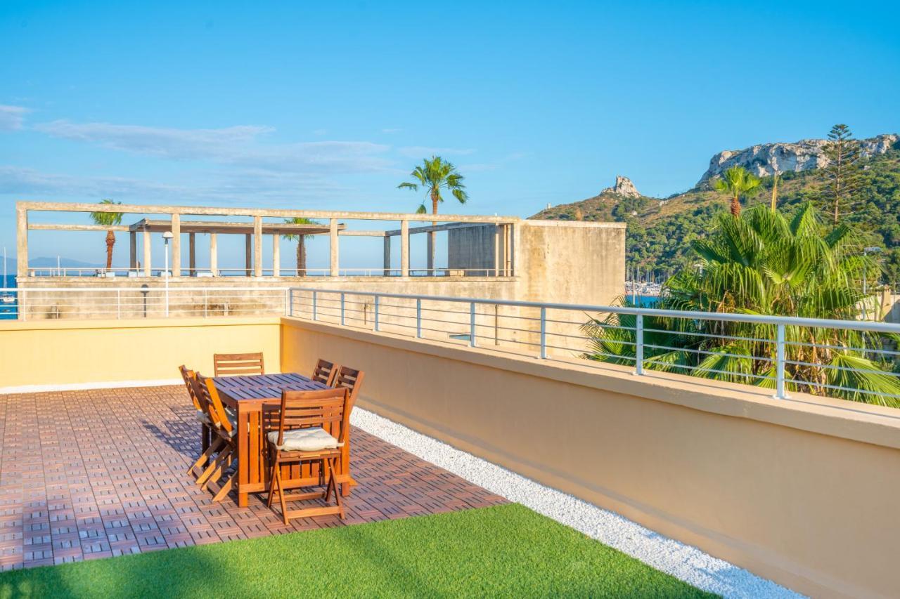 Apartamento Terrazza Sella Del Diavolo - Vista Mare - Wifi Ac Cagliari Exterior foto